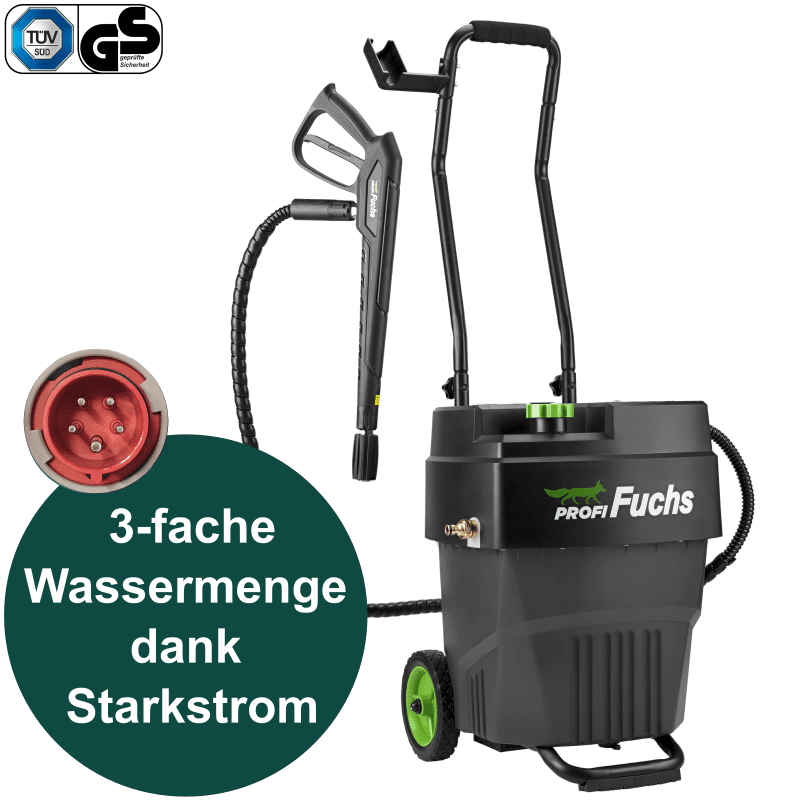 100 Prozent biologisch Starkstrom 400 Volt Heißes Wasser Unkrautbekämpfung